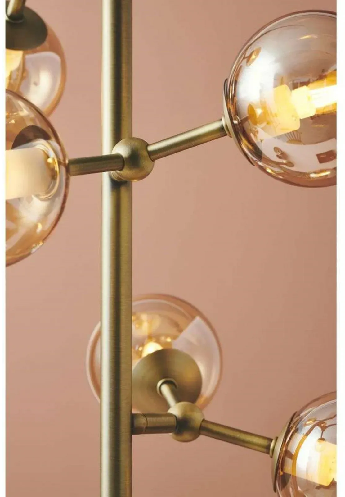 Stehleuchte Halo Design, Gold / Messing, für Wohnzimmer, Metall - 155