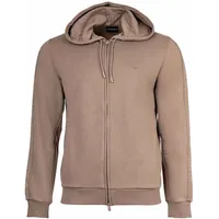 Emporio Armani Basic Terry Reißverschlusspullover - Beige L