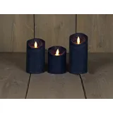 coen bakker LED Kerze 10 cm 12,5 cm 15 cm blau
