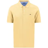 FYNCH-HATTON Poloshirt mit Logo-Stitching, gelb, L