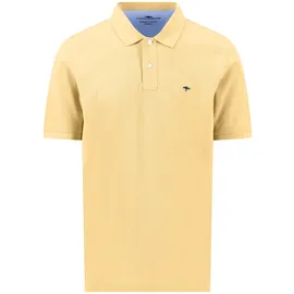 FYNCH-HATTON Poloshirt mit Logo-Stitching, gelb, L