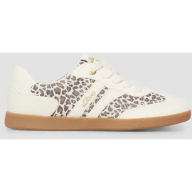 s.Oliver Multicolor-Sneaker in Leder-Optik Beige 36