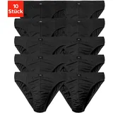 H.I.S. H.I.S Slip »Männer Unterhose«, Gr. 7 10 St., schwarz Herren Unterhosen Sportunterwäsche in Unifarben Bestseller