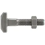F. REYHER Nchfg. GmbH & Co. KG DIN 186 Form B Hammerkopfschraube M6x50 Stahl 4.6 blank m. Vierkant u. Mutter
