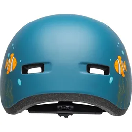 Bell Helme Bell Unisex Jugend Lil Ripper Fahrradhelme, Matte Gray/Blue Fish, Einheitsgröße