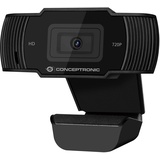 Conceptronic Amdis 720P HD Webcam mit Mikrofon (AMDIS03B)