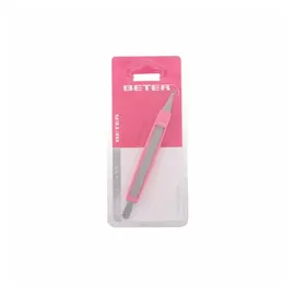 Beter Polierfeile Cuticle Cutter With Cuticle Pusher And File, Packung