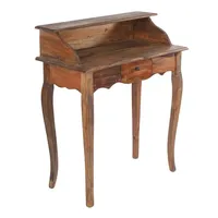 DESIGN DELIGHTS SEKRETÄR braun, 80x92cm(BxH), Recyclingholz, Shabby Style Konsolentisch| Schreibtisch