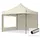 TOOLPORT Faltpavillon 3 x 3 m creme inkl. Seitenteile 59084