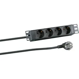 EFB-Elektronik Steckdosenleiste 2 m Schwarz 4 St.