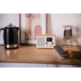 Pure Classic H4 Digitales Küchenradio (DAB+/FM, Bluetooth, USB, AUX, Küchentimer, Wecker)