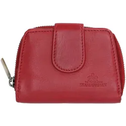 The Skandinavian Brand Leder Geldbörse  rot