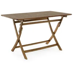 Bizzotto Tisch »Noemi«, BxHxL: 70 x 73 x 120 cm, Tischplatte: Akazienholz - braun