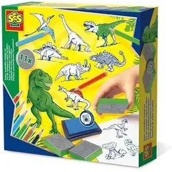 SES 14919 Stempelset Dinosaurier