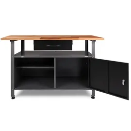 Ondis24 Werkbank Set 120 cm, Fsc, Freizeit, Heimwerken, Werkstatt