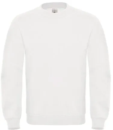 B&C Sweatshirt ID.002 BCWUI20 White S