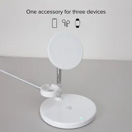 SBS TEWIRMAG3IN1, Drinnen, USB, Kabelloses Aufladen, Weiß