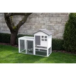 Kerbl Nagerstall Freetime Luke 127 x 62 x 98 cm grau, weiß