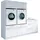 laundreezy Mehrzweckschrank-Set 236 x 200 x 68 cm Weiß