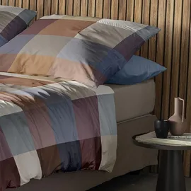 IRISETTE Edel-Feinbiber Bettwäsche-Garnitur Koala 8542 Farbe kupfer 135x200+80x80cm - rot