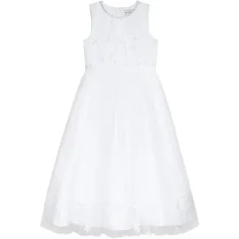 danamade Partykleid "DANAMADE Dresses Mädchenkleid", Mädchen, Gr. 134, EURO, weiß, Obermaterial: 100% Polyester. Futter: 100% Polyester, Kleider Partykleid