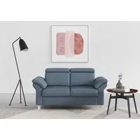 sit&more 2-Sitzer Arngast, inklusive Federkern und Kopfteilverstellung blau