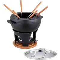 Kuhn Rikon Fleisch- und Käsefondusest Gusseisen Glacier 2L, Fondue