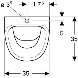 Geberit Aller Urinal (236600000)