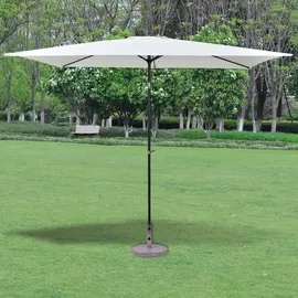 vidaXL Schirmständer Granit 45 cm Grau