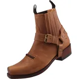 Sendra Biker Stiefelette 6445 Braun - Braun - 42
