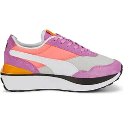 PUMA Damen Freizeitschuhe Cruise Rider Silk Road, GLACIER GRAY-SUNSET GLOW, 41