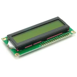 Alphanumerisches LCD 16x2, grün / gelb