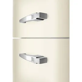 Smeg FAB32LCR6 Retro-Kühl-Gefrierkombination (331 l, 1968 mm hoch, Creme)