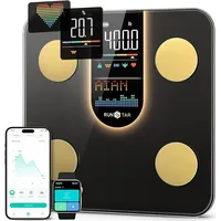 RUNSTAR Körperfettwaage Schwarz