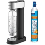 Philips GoZero mattschwarz + PET-Flasche + Zylinder