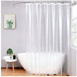 AooHome Duschvorhang 240 x 200 cm transparent