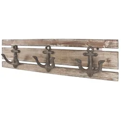 Haku Möbel Garderobenleiste in vintage,BHT ca.50x14x7cm