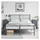 vidaXL Nachtschrank 2 Stk. 34,5 x 39 x 62 cm Anthrazit