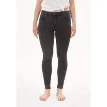 ARMEDANGELS TILLAA | Skinny Jeans Mid Waist Bio-Baumwoll Mix X-Stretch - schwarz (26-30)