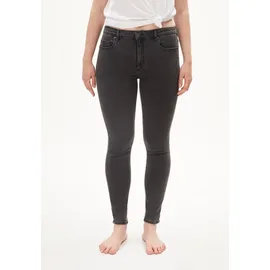 ARMEDANGELS TILLAA | Skinny Jeans Mid Waist Bio-Baumwoll Mix X-Stretch - schwarz (26-30)