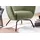 KAWOLA Ohrensessel LOTTE Cord 79 x 117 x 0 cm Grün mit Hocker