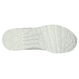 SKECHERS Uno - Loving Love Damen white durabuck/red pink mesh trim 37