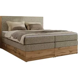 MKS Wood Classic King 140 x 200 cm H3 Dunkelbeige Struktur