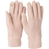 Stylebreaker Fleecehandschuhe Einfarbige Touchscreen Braun 10