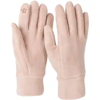 Stylebreaker Fleecehandschuhe Einfarbige Touchscreen Braun 10