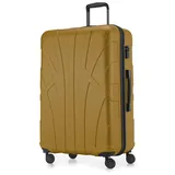 suitline Hartschalen-Trolley groß 4-Rollen 76 cm / 96-110 l herbstgold