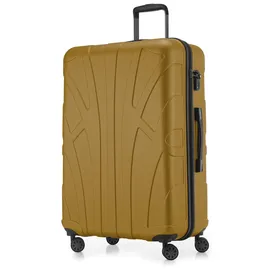 suitline Hartschalen-Trolley groß 4-Rollen 76 cm / 96-110 l herbstgold