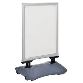 update displays Kundenstopper WindPro Plus silber DIN A1 2 Fächer 72,0 x 67,1 x 91,8 cm, 1 St.