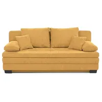Schlafsofa Jonah Stoff Gelb