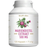 SinoPlaSan AG Mariendistel Extrakt 500 mg Kapseln 120 St.